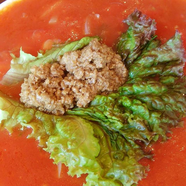 トマト麺 #福山神辺 #まごが食べている #美味しいそうです