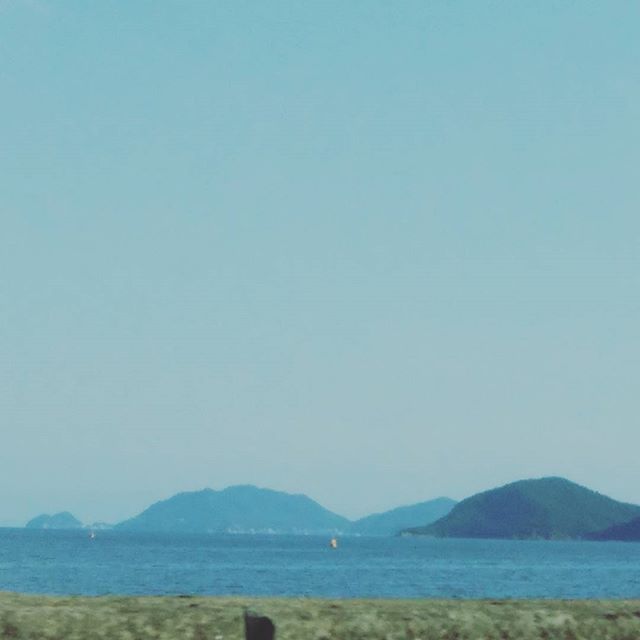 車中より仙酔島をパチリ　#福山神辺#仙酔島鞆の浦