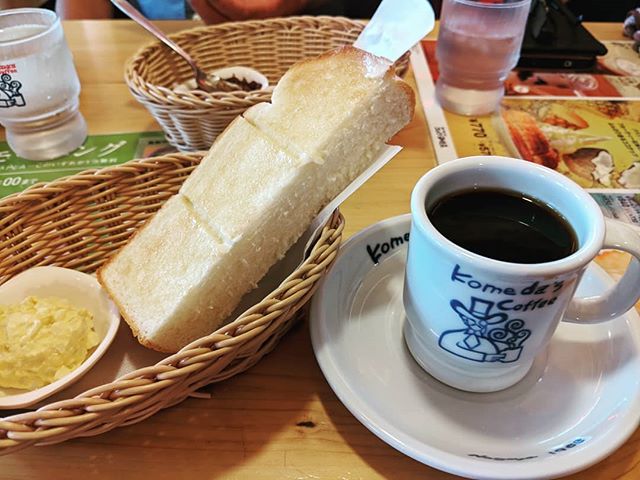 今朝は久し振りのコメダ静かです～す～コーヒーは相変わらず美味しい#福山神辺 #コメダ駅家店 #相変わらず美味しい